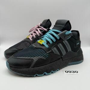 ADIDAS X NINJA NIGHT SIZE 6 FY0176 LACE UP CASUAL ACTIVE SNEAKER SHOES